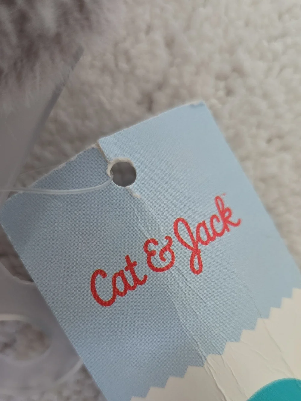 CAT & JACK • Plush Faux Fur Booties, Gray, 6-9Months